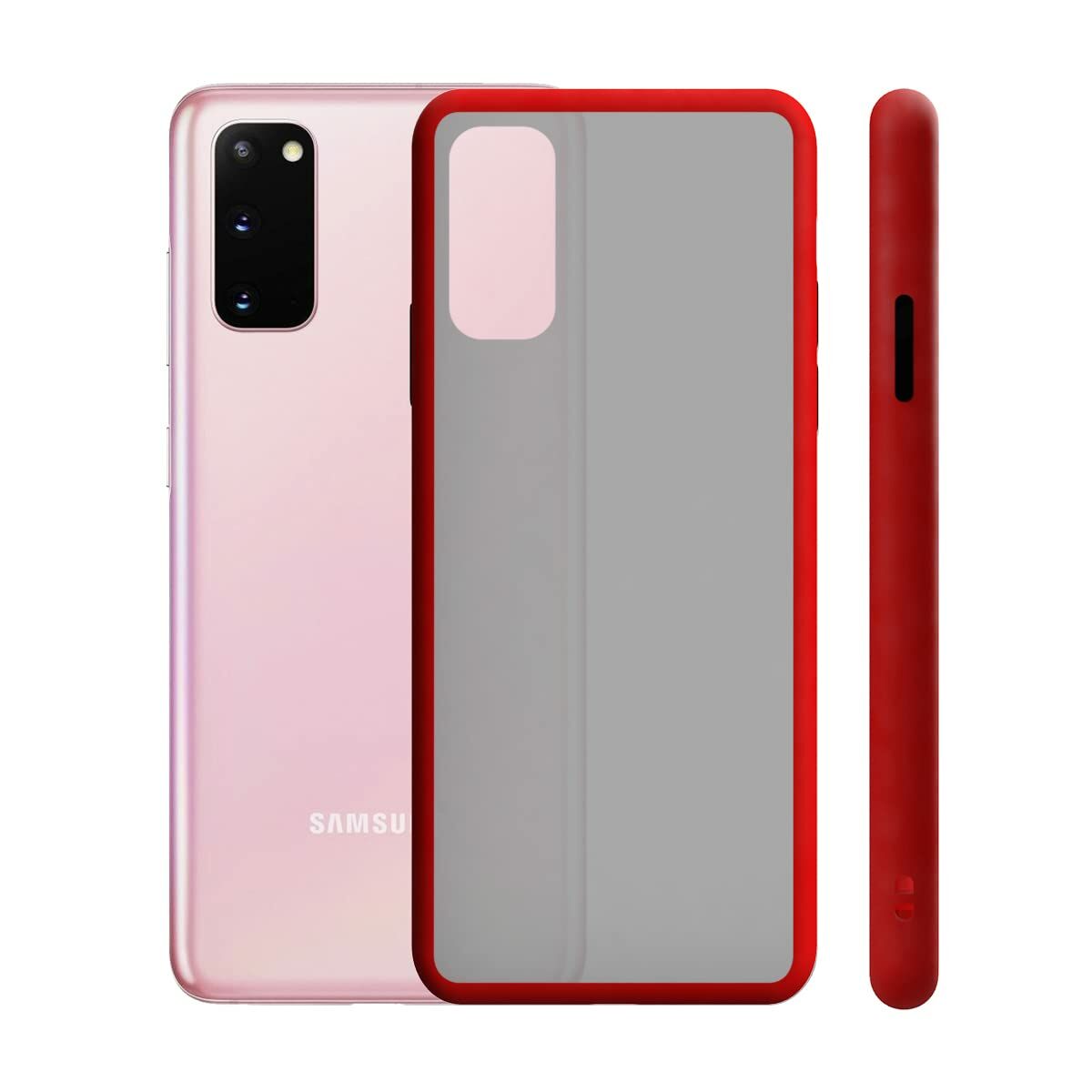 Funda para Móvil KSIX Rojo Samsung Galaxy S20 - Effik Store