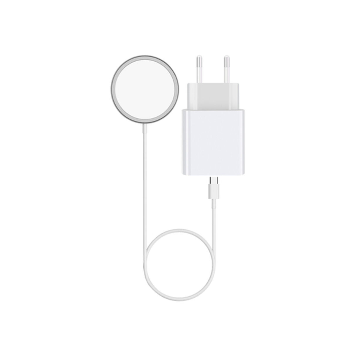 Cargador de Pared Iphone 12 KSIX Apple-compatible Blanco - Effik Store