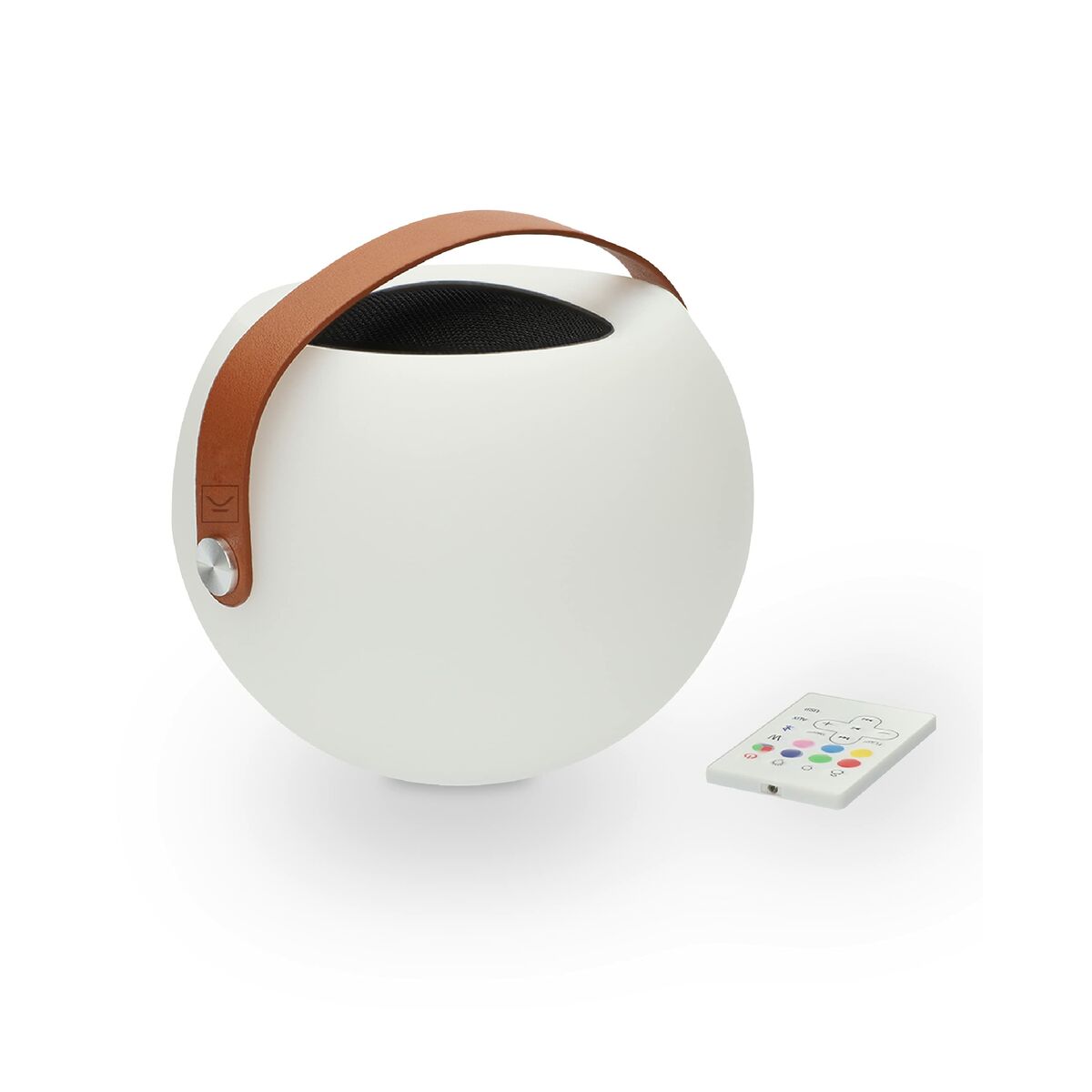 Altavoz Bluetooth con Lámpara LED KSIX Bubble Blanco 5 W Portátil - Effik Store