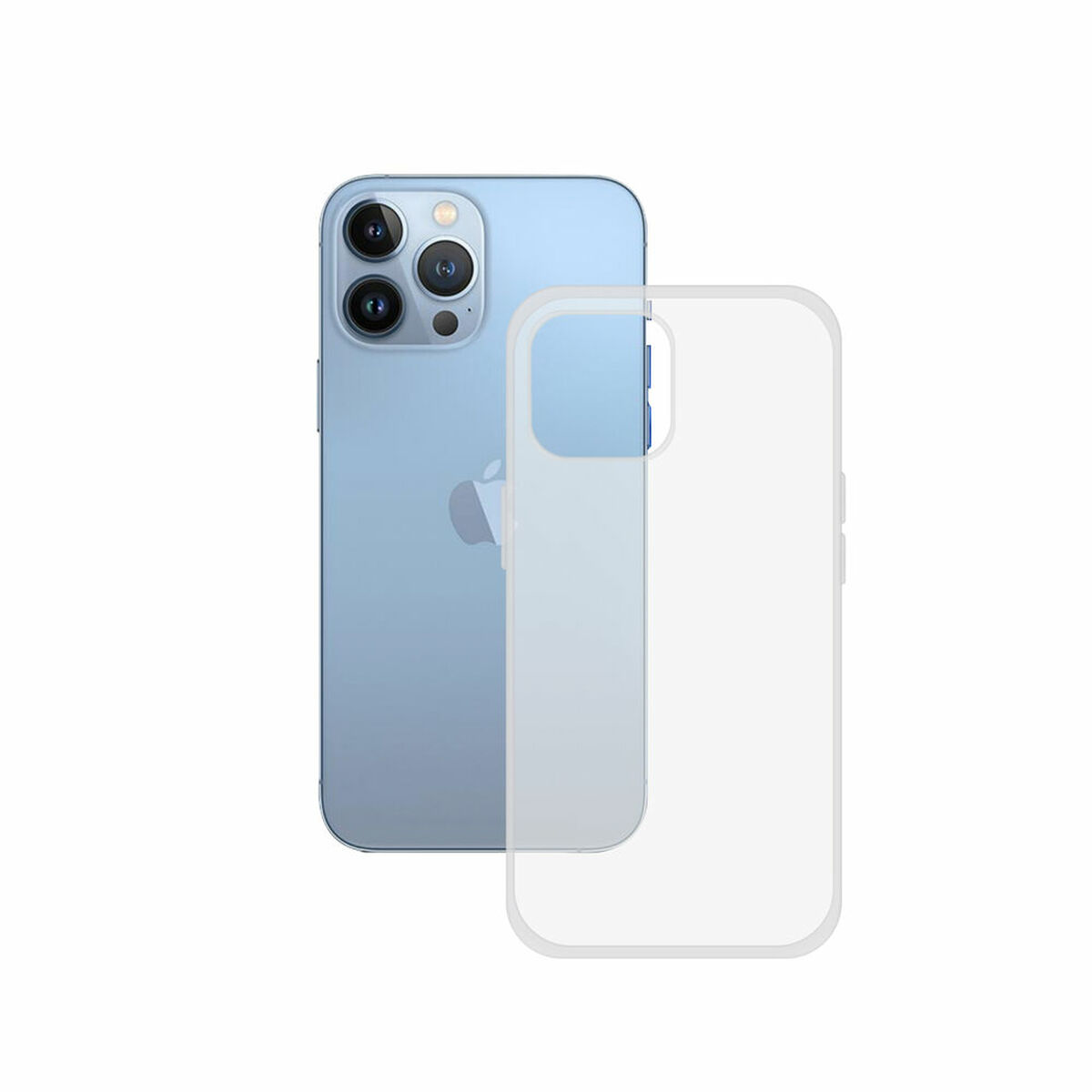 Funda para Móvil KSIX iPhone 13 Pro Max Transparente - Effik Store