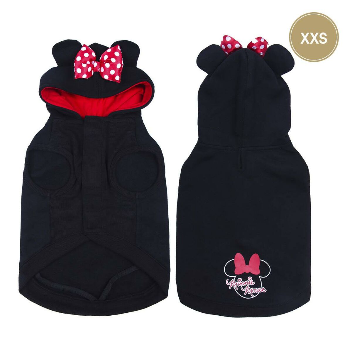 Sudadera para Perro Minnie Mouse Negro XXS - Effik Store