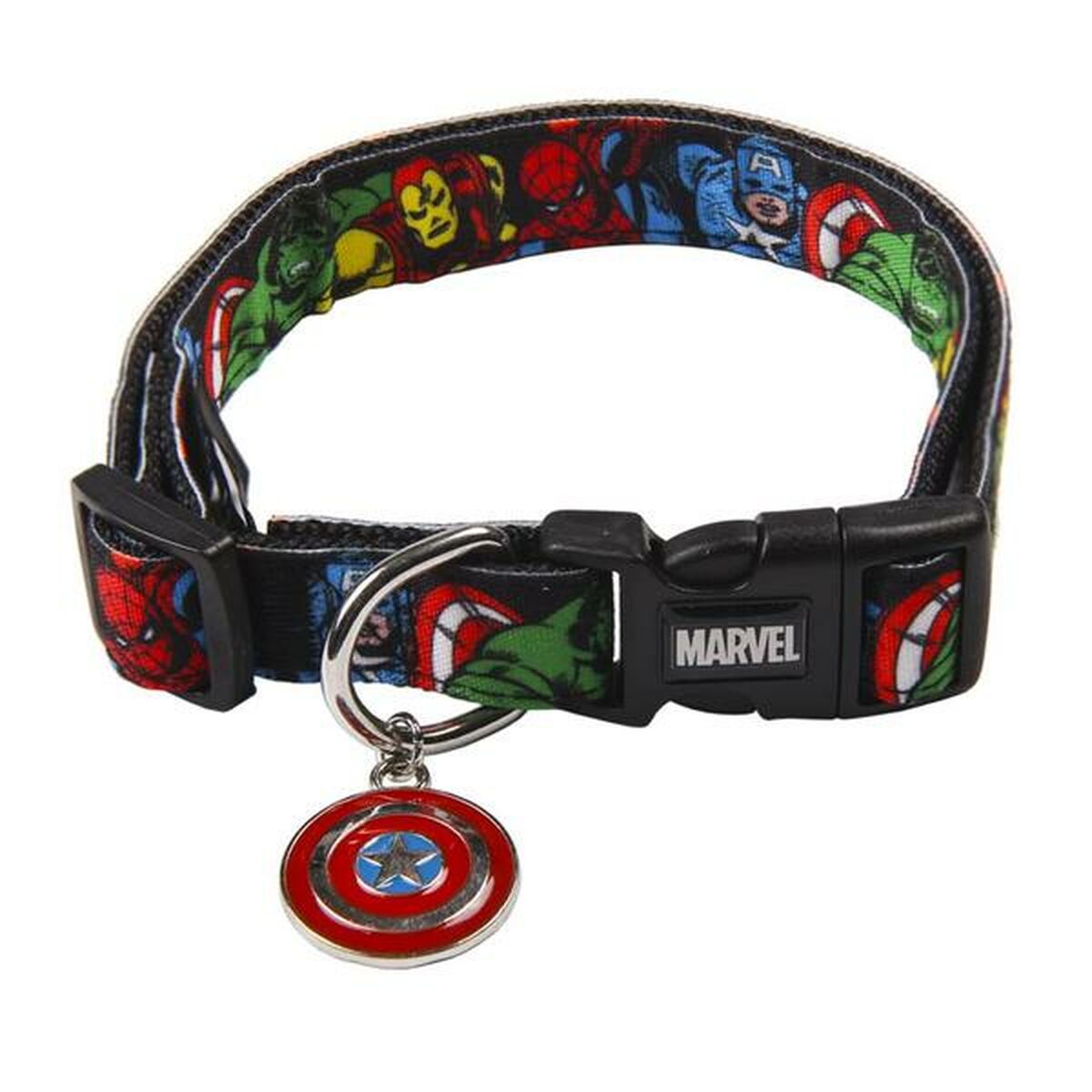 Collar para Perro Marvel XXS/XS Negro - Effik Store