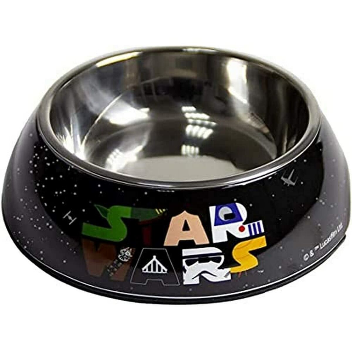 Comedero para Perro Star Wars 760 ml Melamina Metal Multicolor - Effik Store