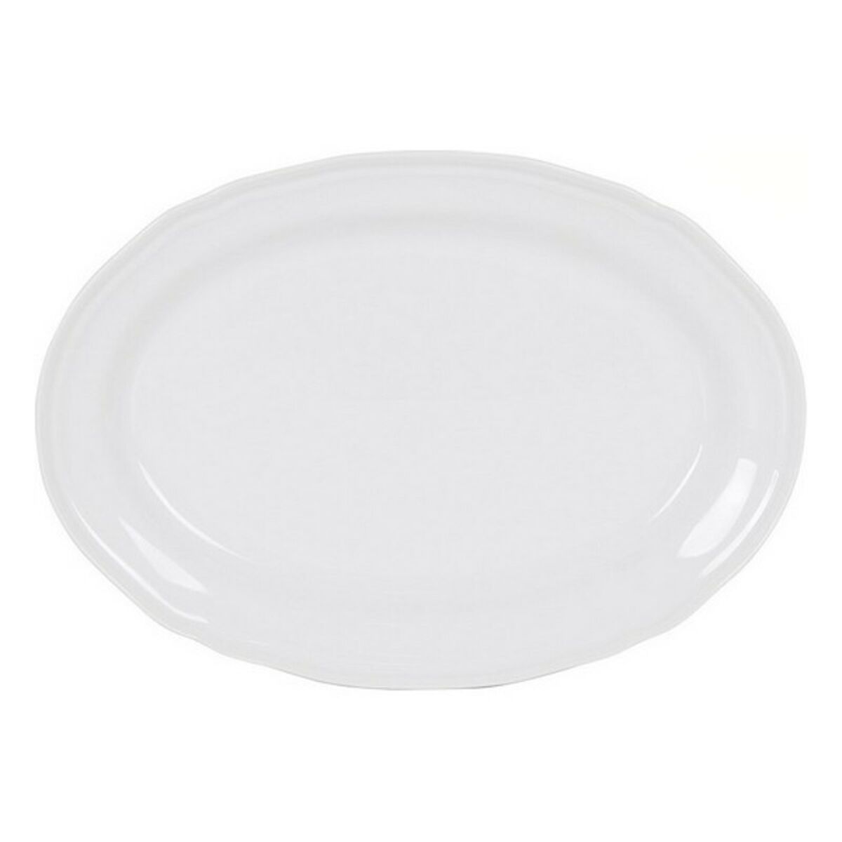 Fuente de Cocina Feuille Oval Porcelana Blanco (28 x 20,5 cm) - Effik Store