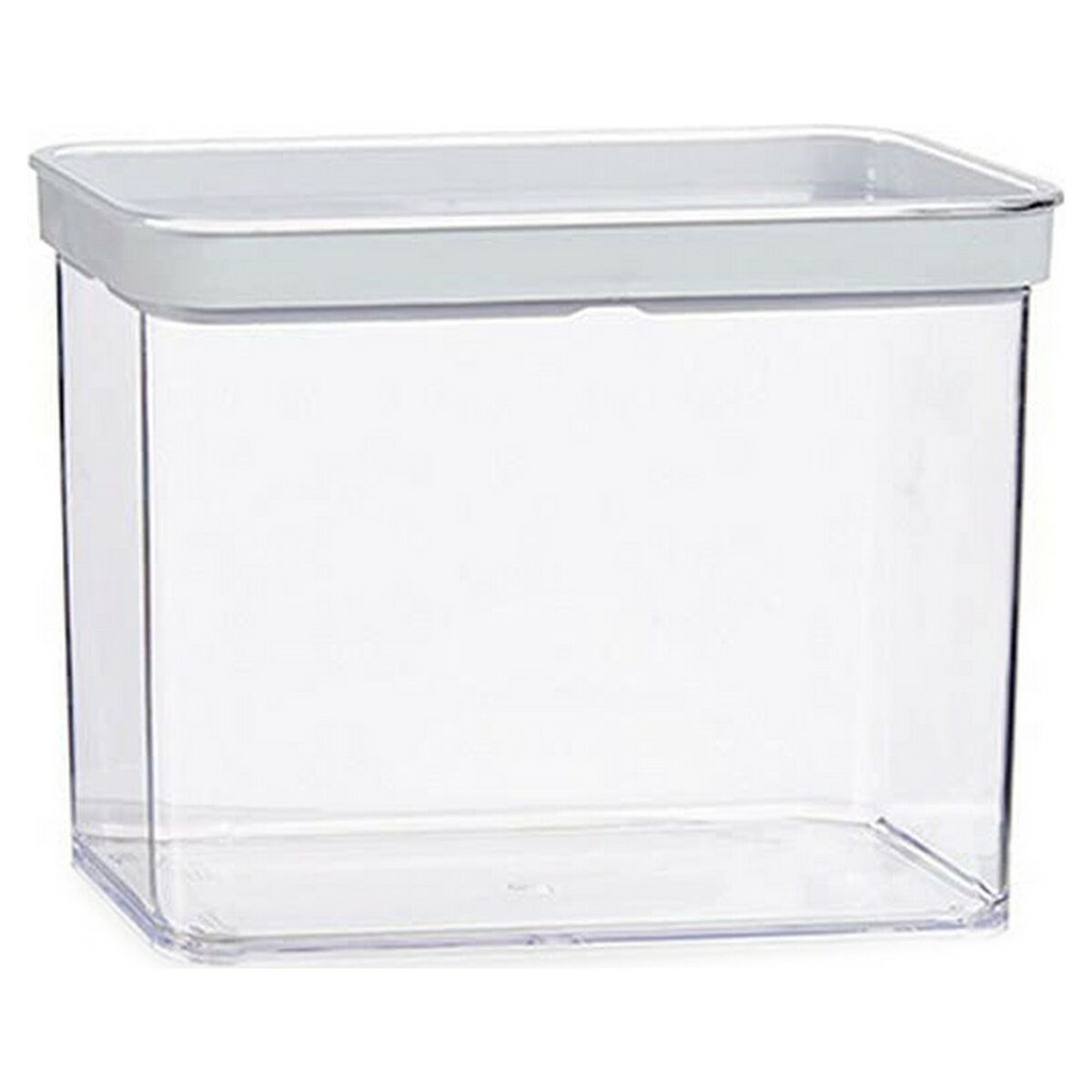 Tarro Transparente Silicona ABS PS 2200 ml (10,5 x 16,1 x 21 cm) - Effik Store