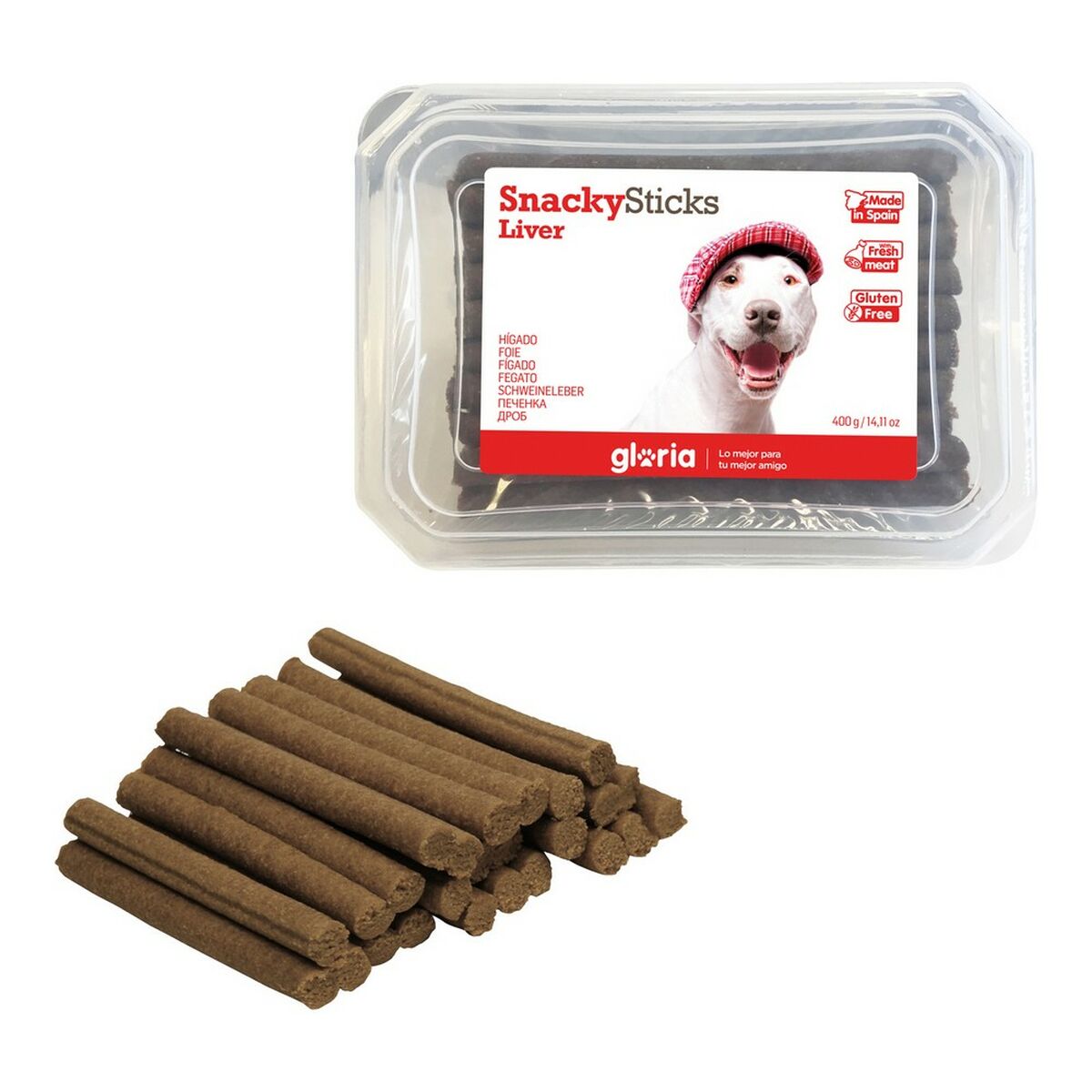 Snack para Perros Gloria Snackys Sticks Hígado (800 g) (800 g) - Effik Store