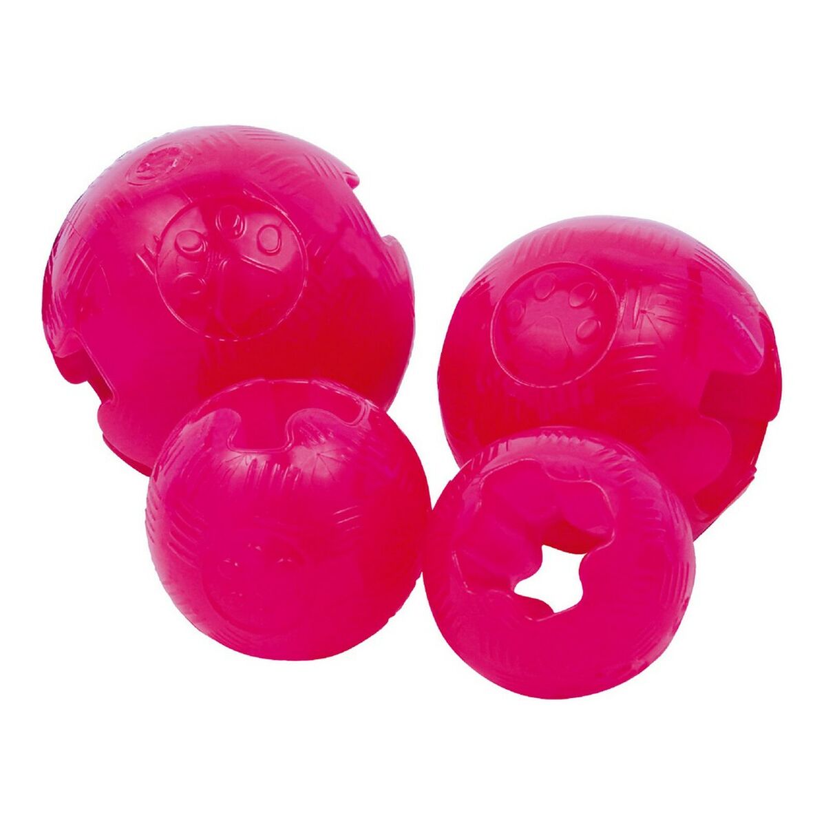 Juguete para perros Gloria TPR Rosa (9,5 cm) - Effik Store