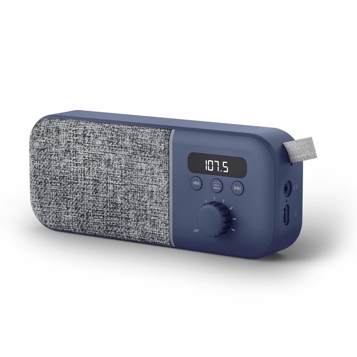 Radio Portátil Digital Energy Sistem 449958 1200 mAh 3W Azul Blanco Azul marino - Effik Store