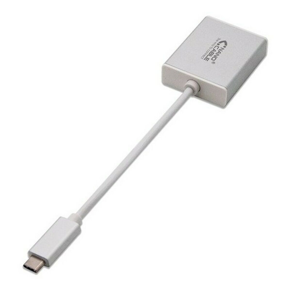 Adaptador USB-C a VGA NANOCABLE 10.16.4101 10 cm - Effik Store