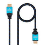 Cable HDMI TooQ 10.15.37 V2.0 Negro Azul - Effik Store