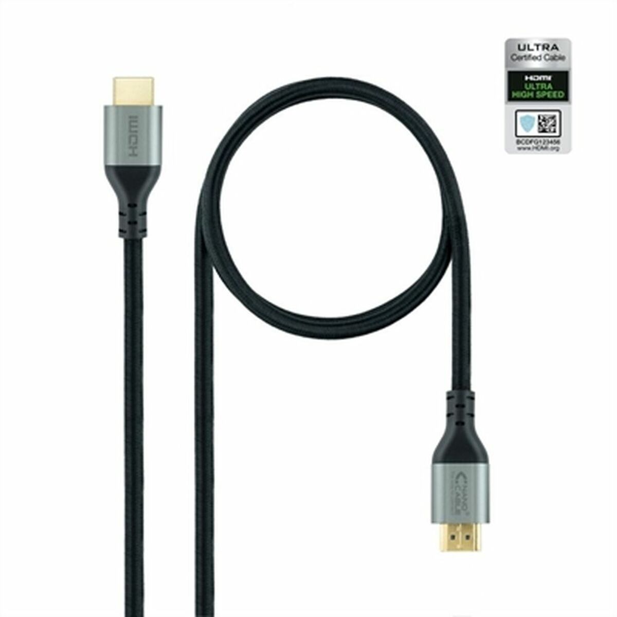 Cable HDMI NANOCABLE 10.15.8103 Negro 3 m - Effik Store