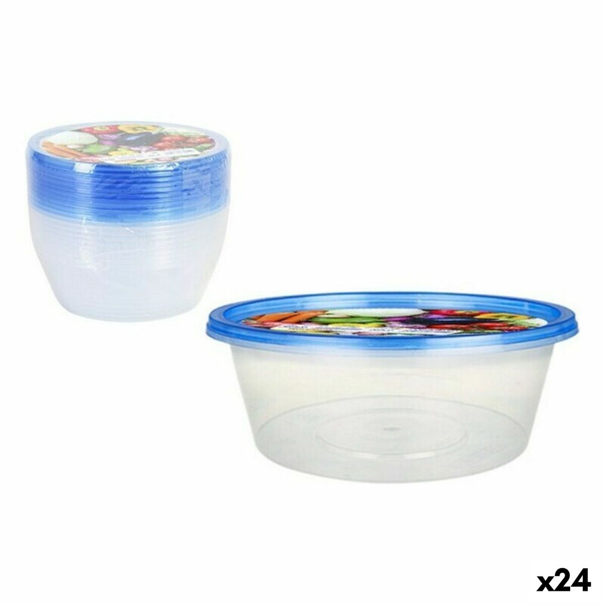 Set de 11 Fiambreras Privilege 49789 500 ml 15 x 15 x 4,7 cm (24 Unidades) - Effik Store