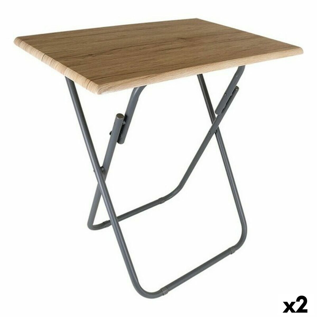 Mesa Plegable Confortime Madera 73 x 52 x 75 cm (2 Unidades) - Effik Store