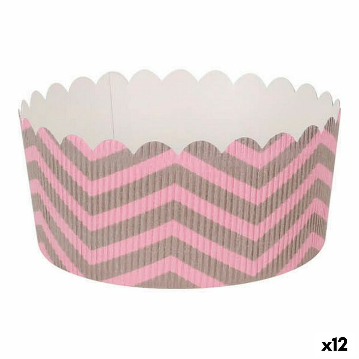 Molde para Repostería Quttin Rosa 6 Piezas 12 x 6 cm (12 Unidades) - Effik Store