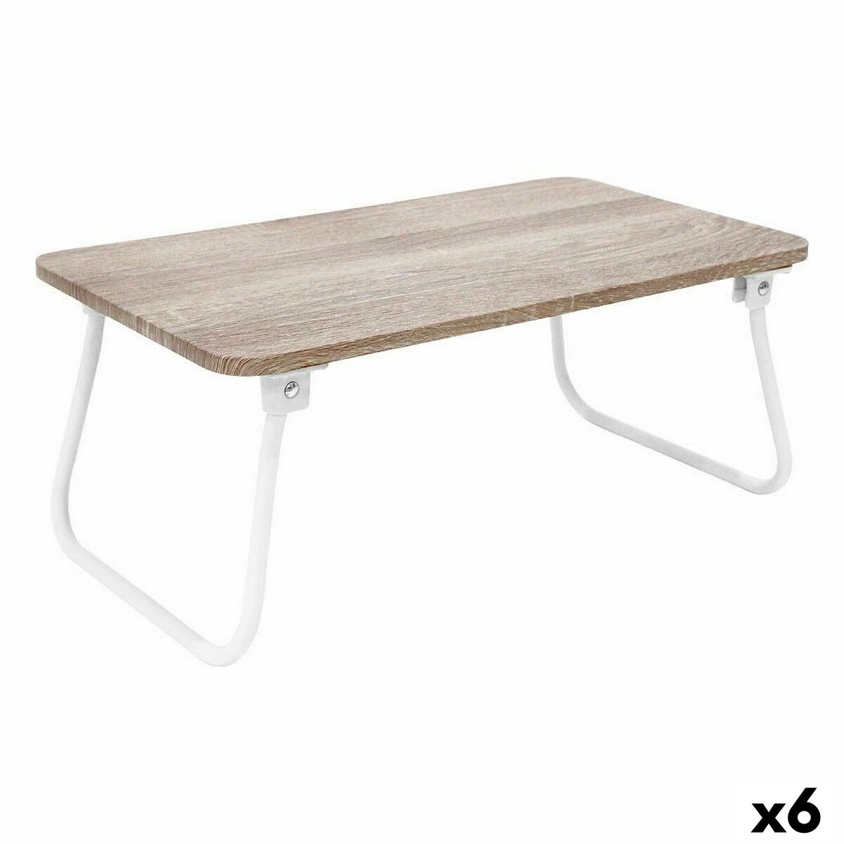 Mesa auxiliar Confortime 52 x 30 x 23 cm Madera (6 Unidades) - Effik Store