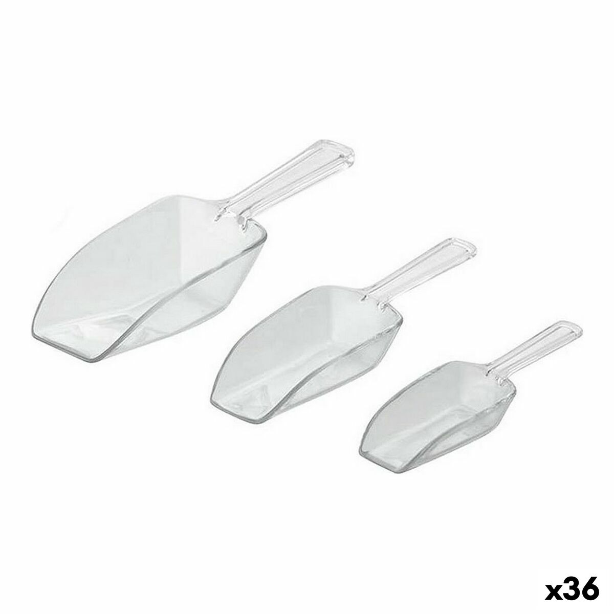 Cuchara medidora Transparente (3 pcs) - Effik Store