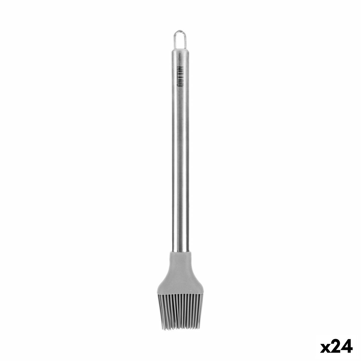 Pincel para Cocina Quttin Silicona Acero Inoxidable Acero (24 Unidades) - Effik Store