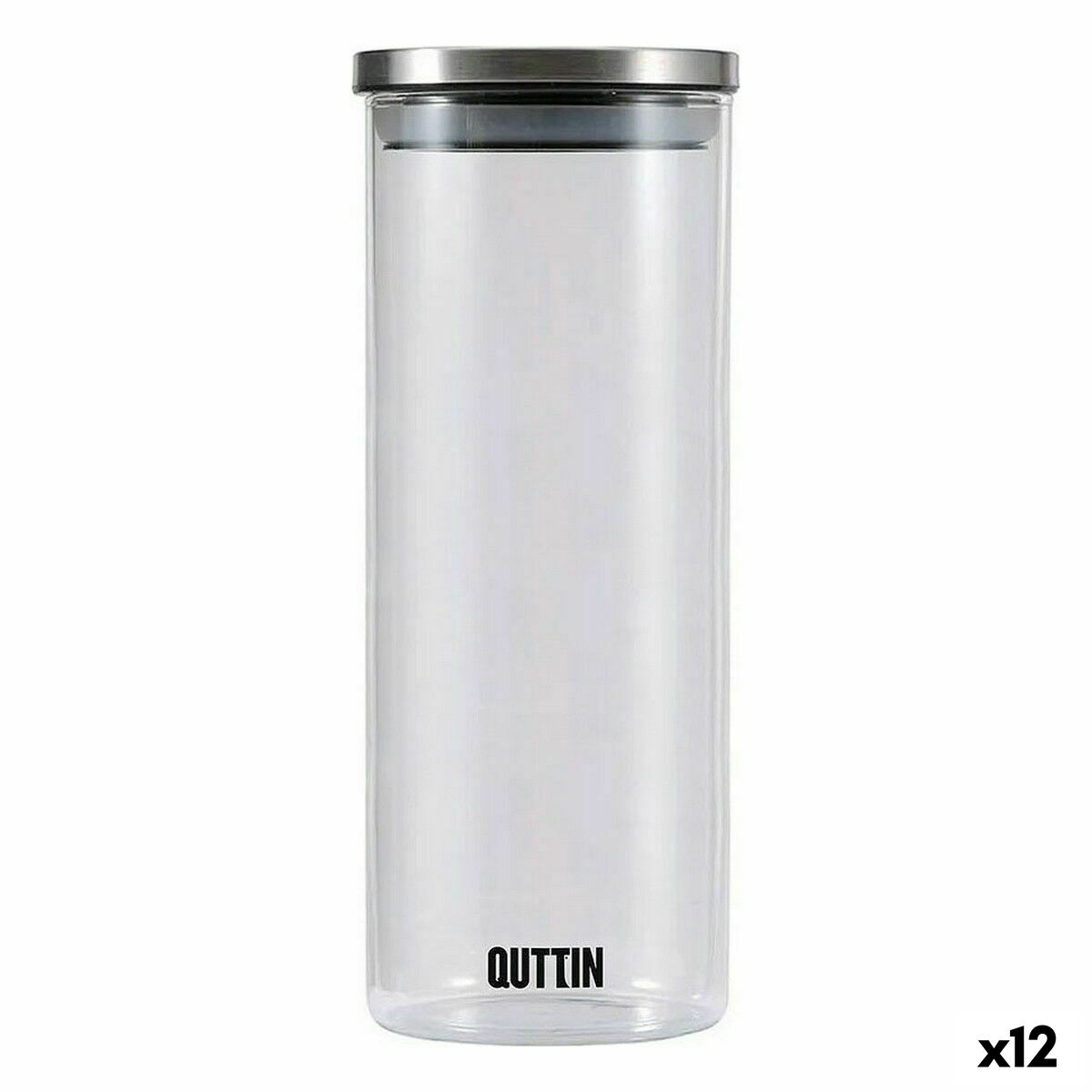 Tarro Quttin Silicona 10 x 10 x 26 cm (12 Unidades) - Effik Store