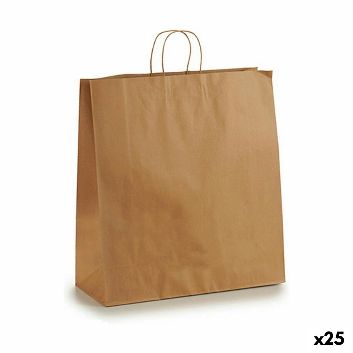 Bolsa de Papel 46 x 16 x 59 cm Marrón (25 Unidades) - Effik Store