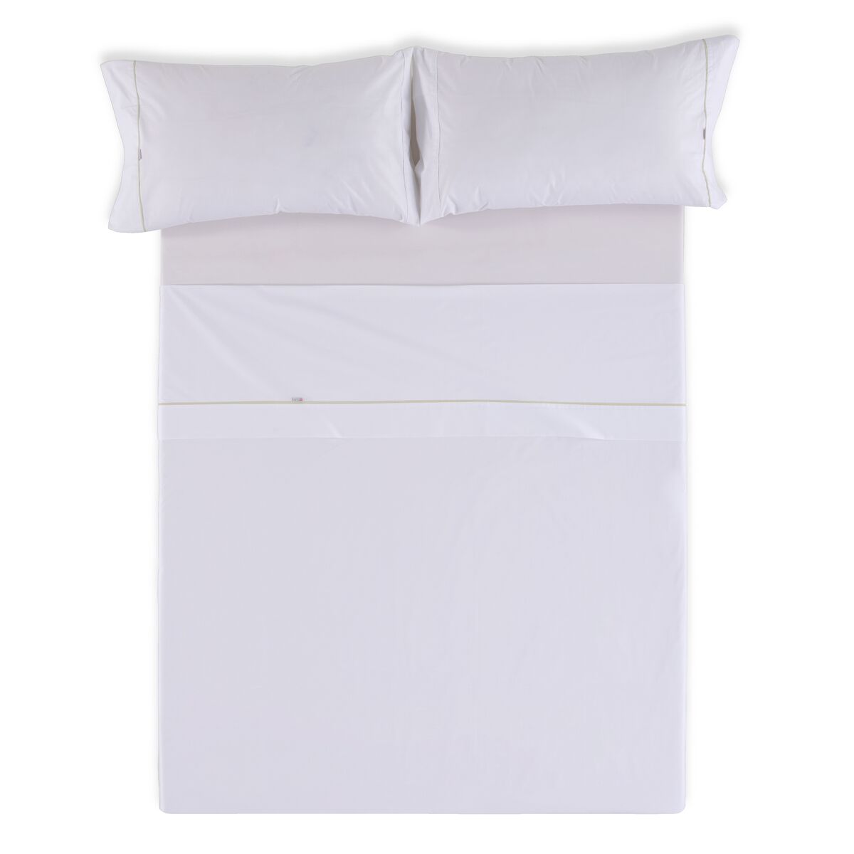 Juego de Sábanas Alexandra House Living Blanco Cama de 180 4 Piezas - Effik Store