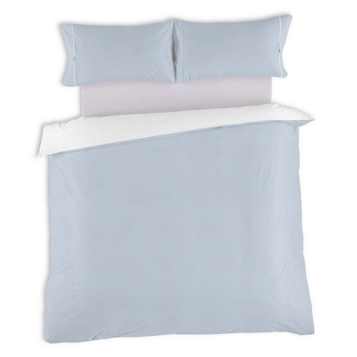 Juego de funda nórdica Alexandra House Living Greta Azul Cama de 180 3 Piezas - Effik Store