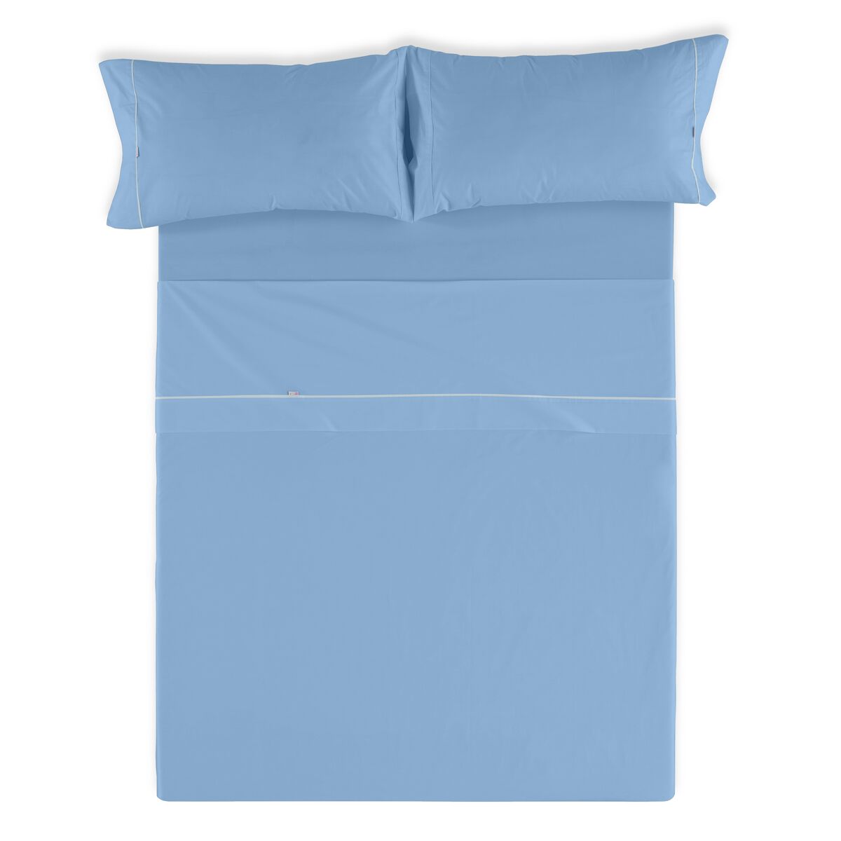 Juego de Sábanas Alexandra House Living Azul claro Cama de 180 4 Piezas - Effik Store