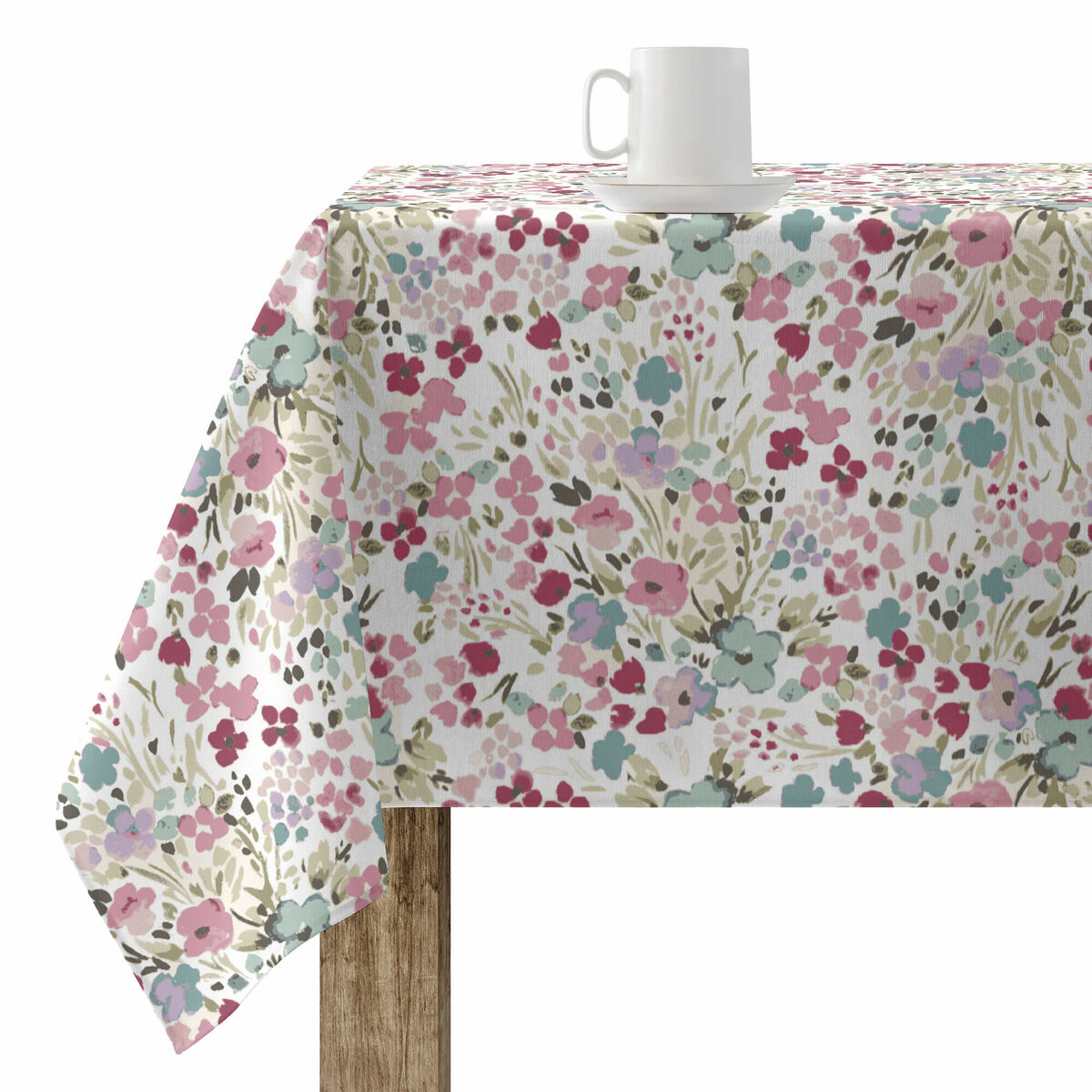 Mantel antimanchas Belum 0120-52 180 x 300 cm Flores - Effik Store