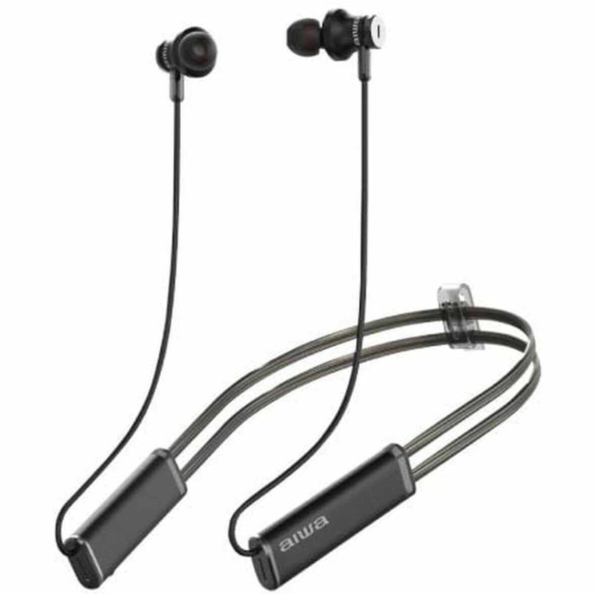 Auriculares Deportivos con Micrófono Aiwa ESTBTN-880 Negro - Effik Store