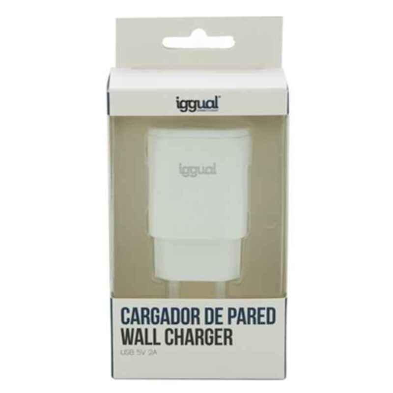 Cargador de Pared iggual IGG316924 5V Blanco - Effik Store