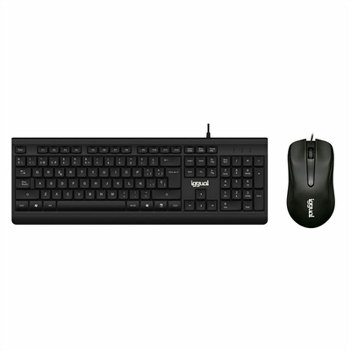 Teclado y Ratón iggual IGG317617 Negro - Effik Store