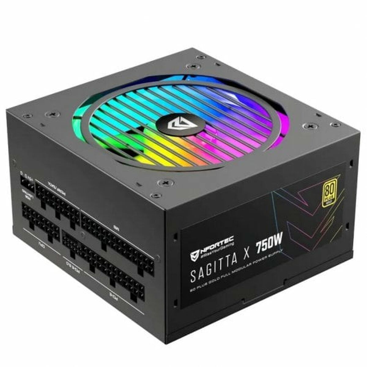 Fuente de Alimentación Nfortec Modular 750 W 80 Plus Gold - Effik Store