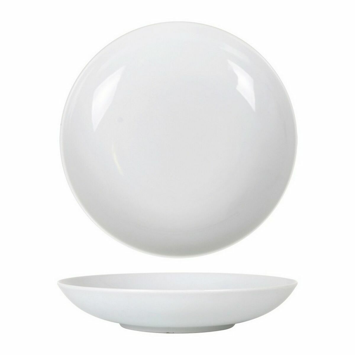 Plato Hondo La Mediterránea Marina Porcelana Blanco (ø 20,5 cm) - Effik Store