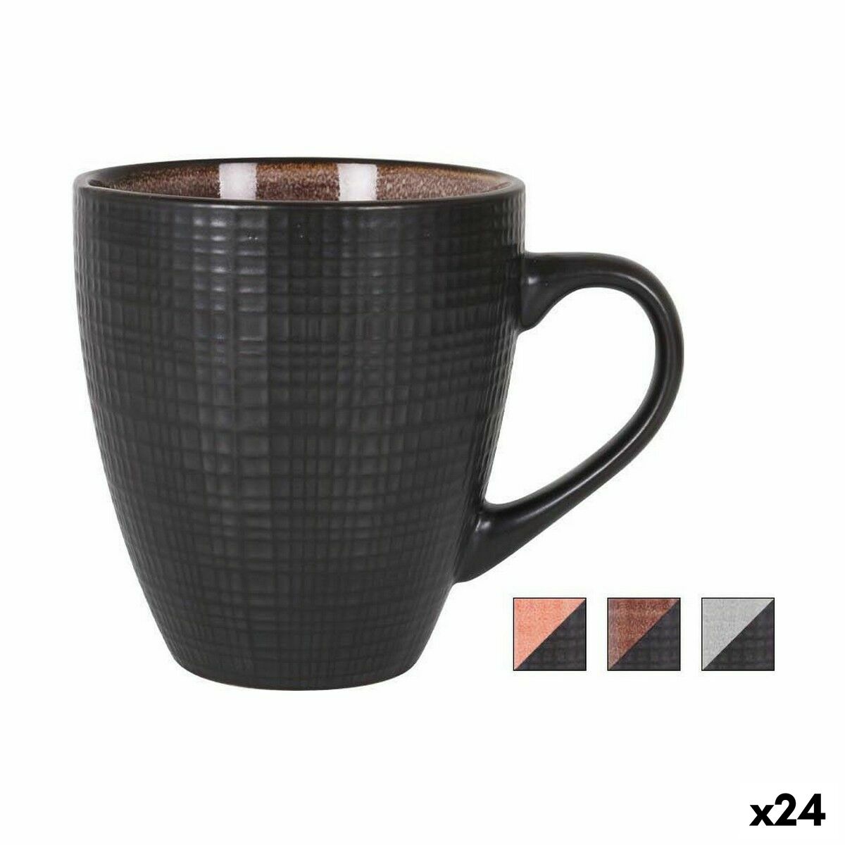 Taza La Mediterránea Sauvage 550 ml Cerámica (24 Unidades) - Effik Store