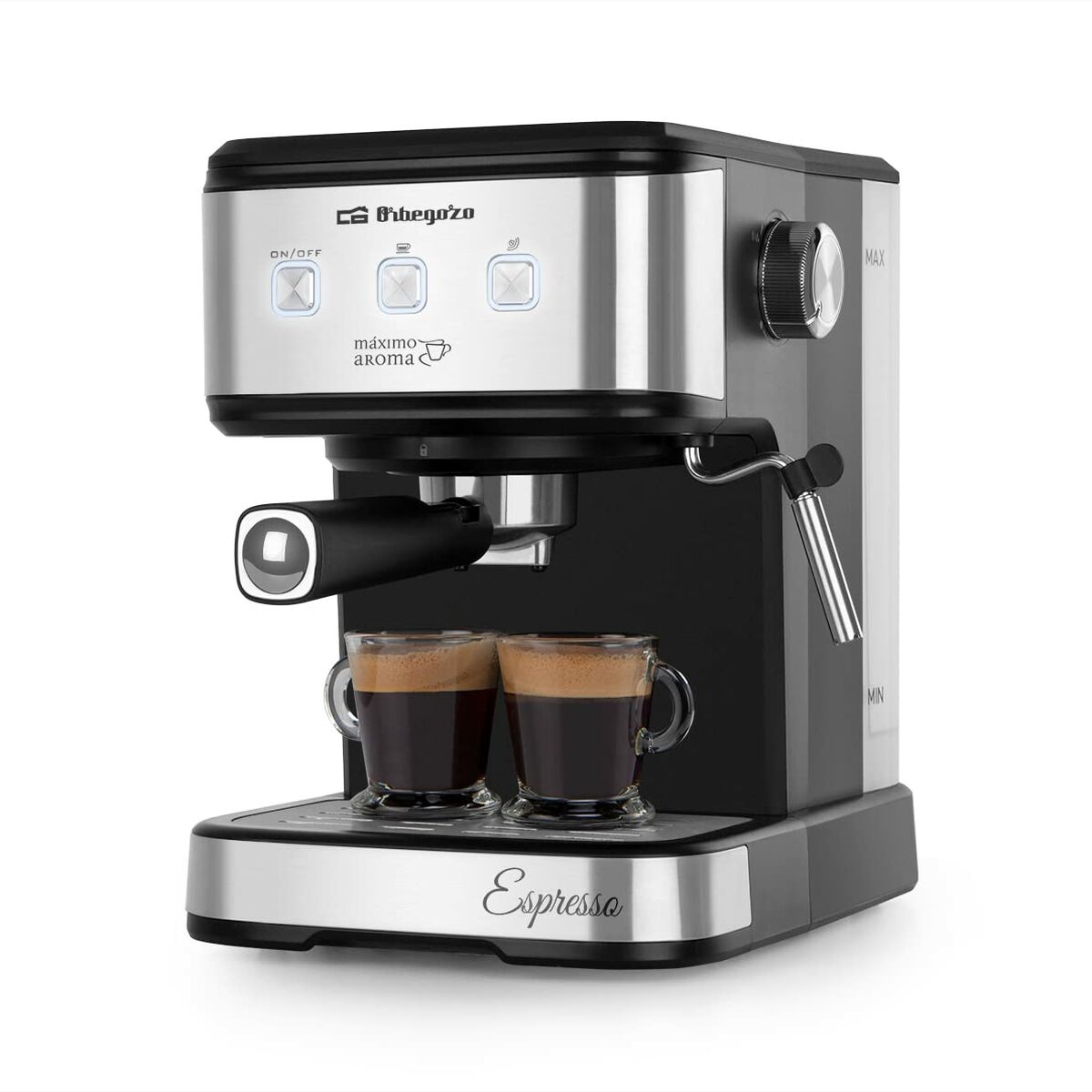 Cafetera Express de Brazo Orbegozo EX 5200 Acero - Effik Store