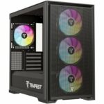 Caja Semitorre ATX Tempest Stronghold  Negro - Effik Store