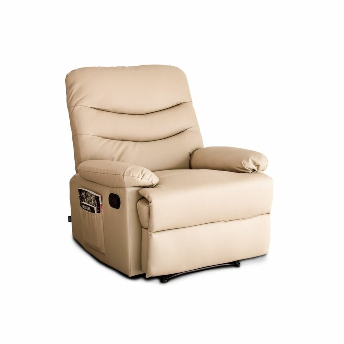 Sillón Relax Masajeador Astan Hogar Manual Arena Piel Sintética - Effik Store