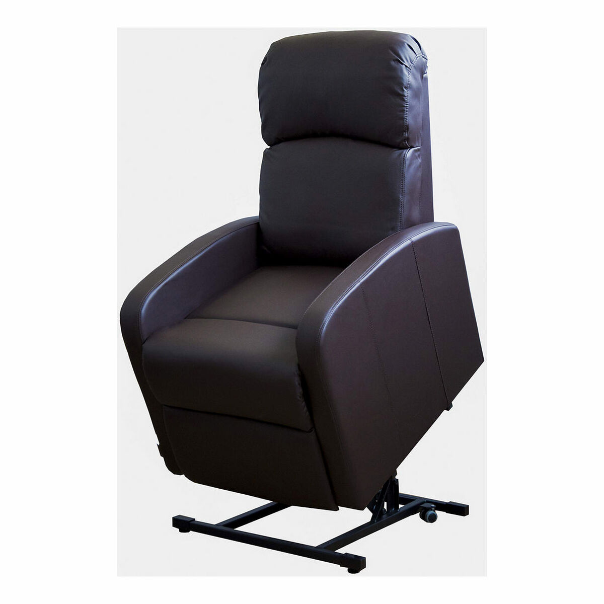 Sillón Reclinable Astan Hogar Relax Chocolate Piel Sintética - Effik Store