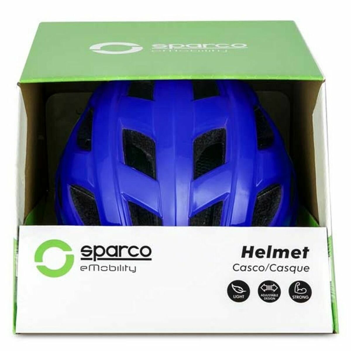 Casco para Patinete Eléctrico Sparco SPCSE300BL Azul Negro - Effik Store