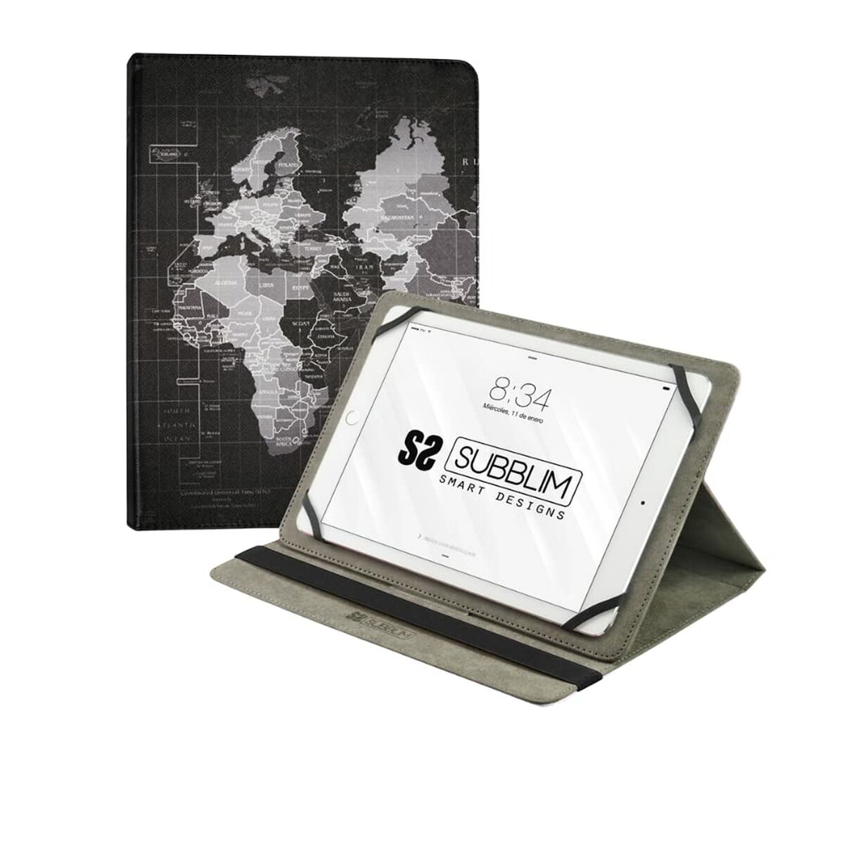 Funda para Tablet Subblim TRENDY CASE WORLD MAP 10.1" - Effik Store