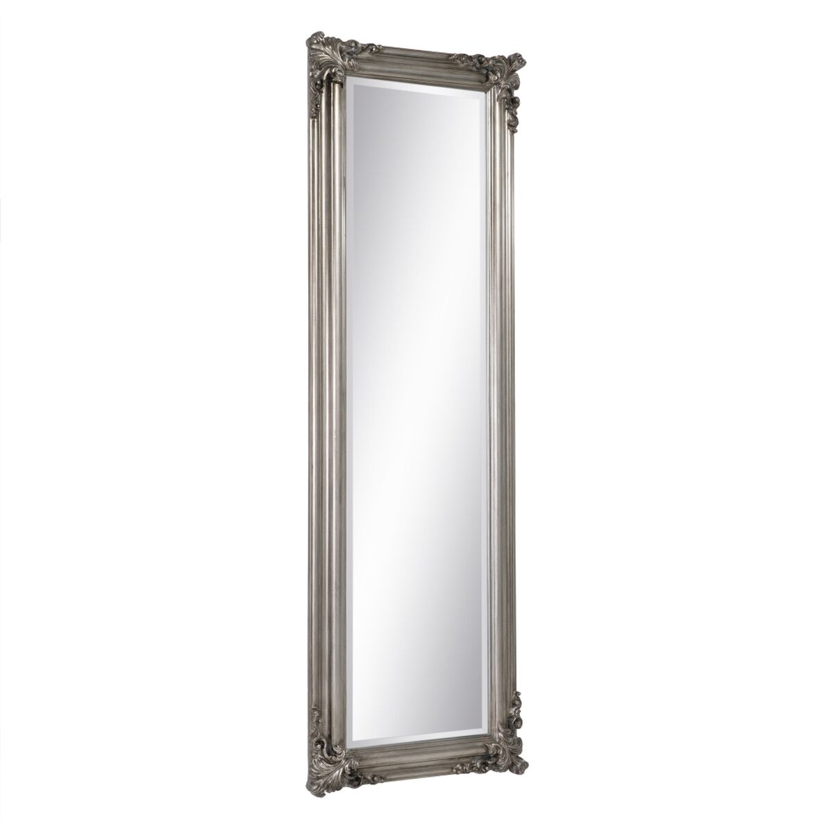 Espejo 56 x 4 x 172 cm Cristal Madera Plata - Effik Store