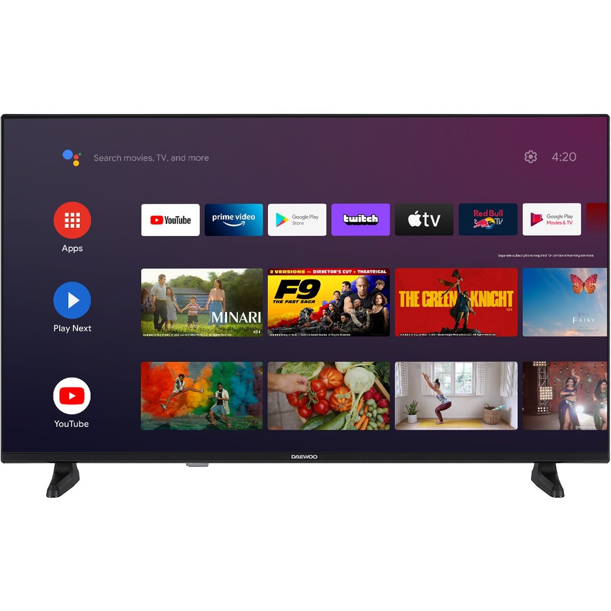 Smart TV Daewoo 40DM62FA Full HD 40" LED - Effik Store