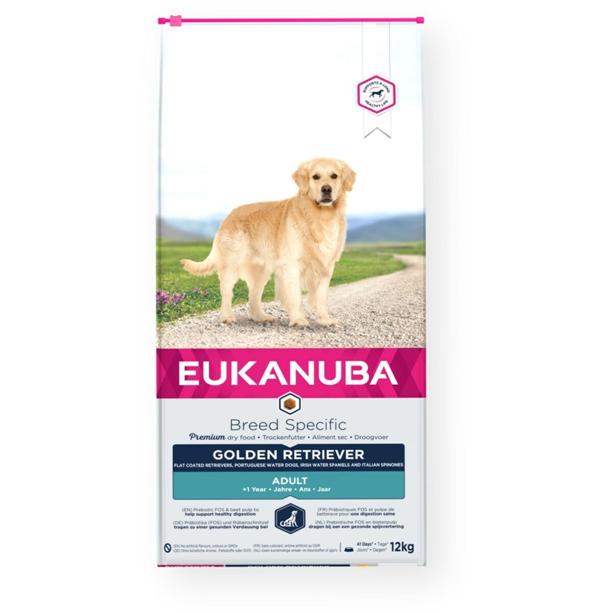 Pienso Eukanuba Golden Retriever Adulto Pollo 12 kg - Effik Store