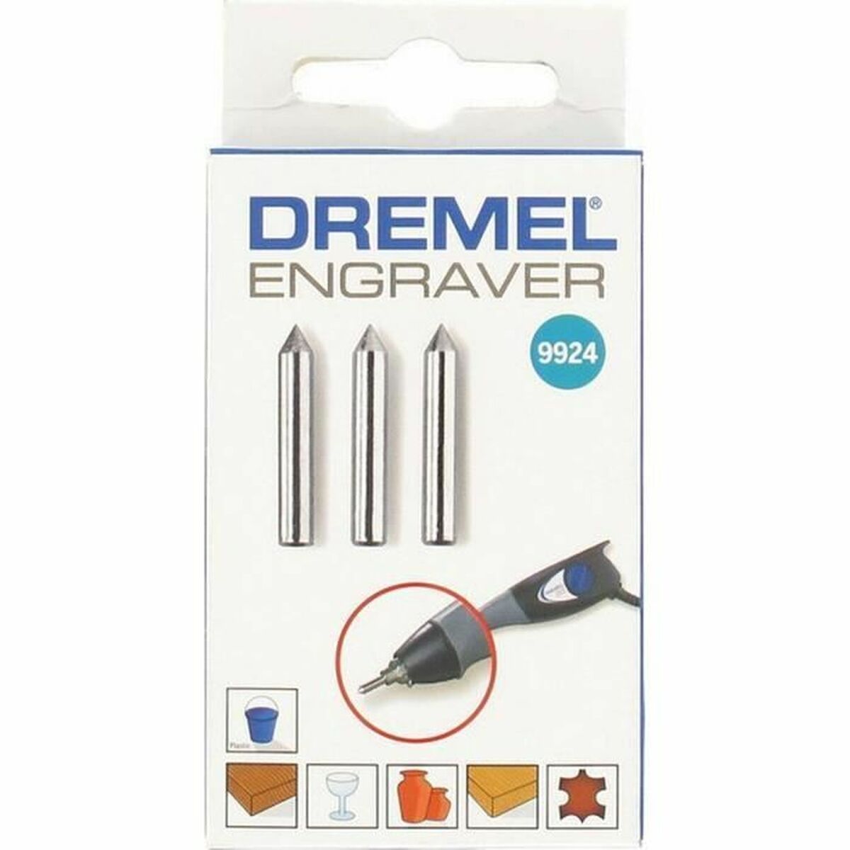 Set de fresas multiuso Dremel 9924 (3 Unidades) - Effik Store