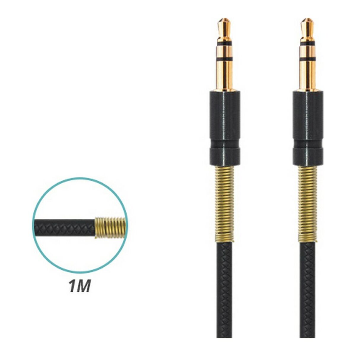 Cable Alargador Jack (3,5 mm) Goms 1 m - Effik Store