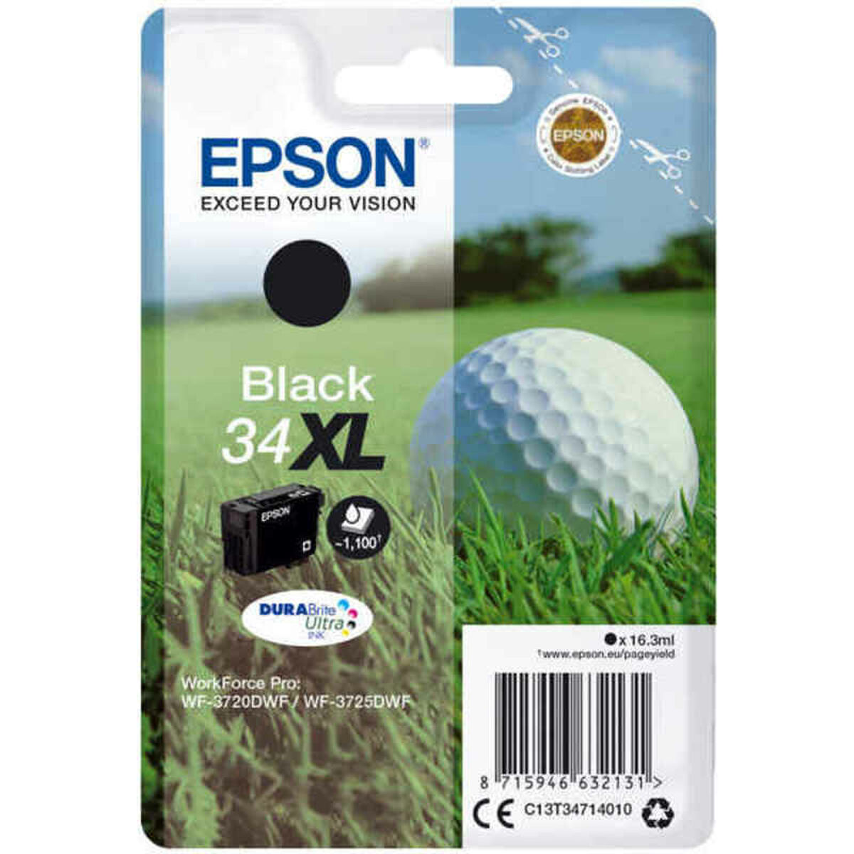 Cartucho de Tinta Original Epson 34XL Negro - Effik Store