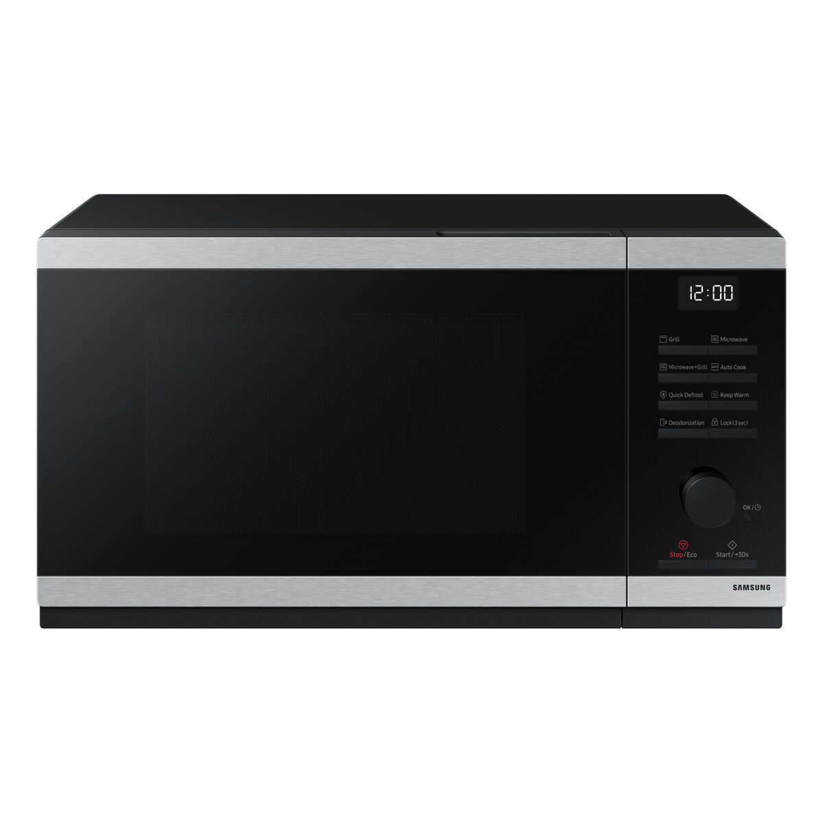 Microondas con Grill Samsung MG23DG4524AGE1 Negro/Plateado 800 W 23 L - Effik Store