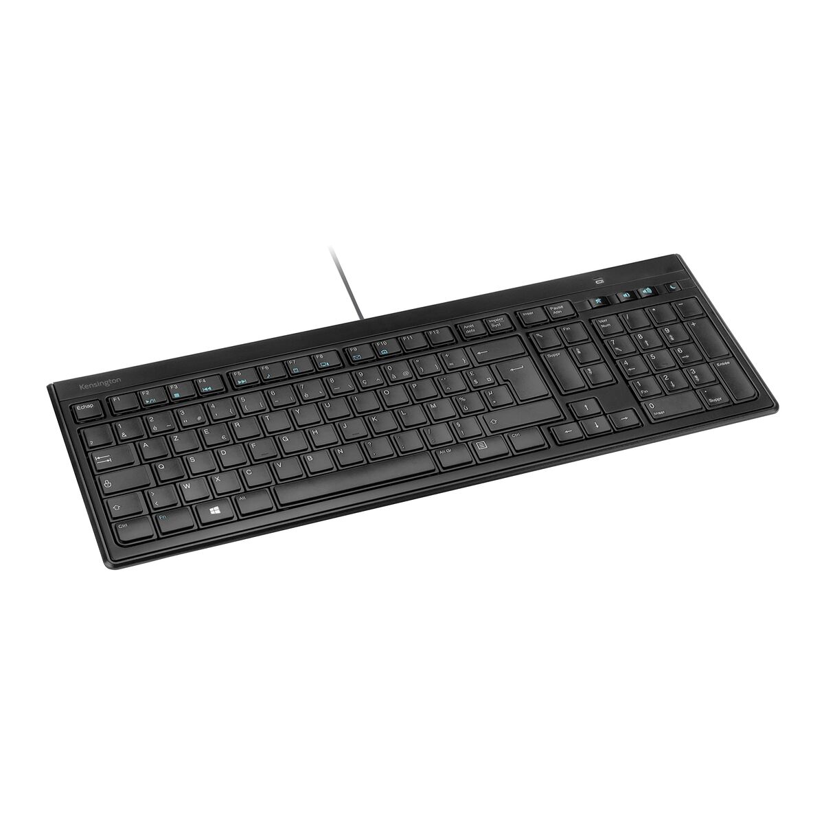 Teclado Kensington Alámbrico Negro (Reacondicionado A) - Effik Store