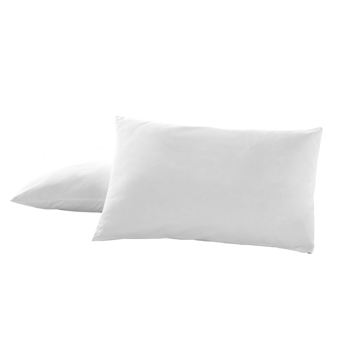 Funda de almohada Alexandra House Living Blanco 50 x 80 cm (2 Unidades) - Effik Store