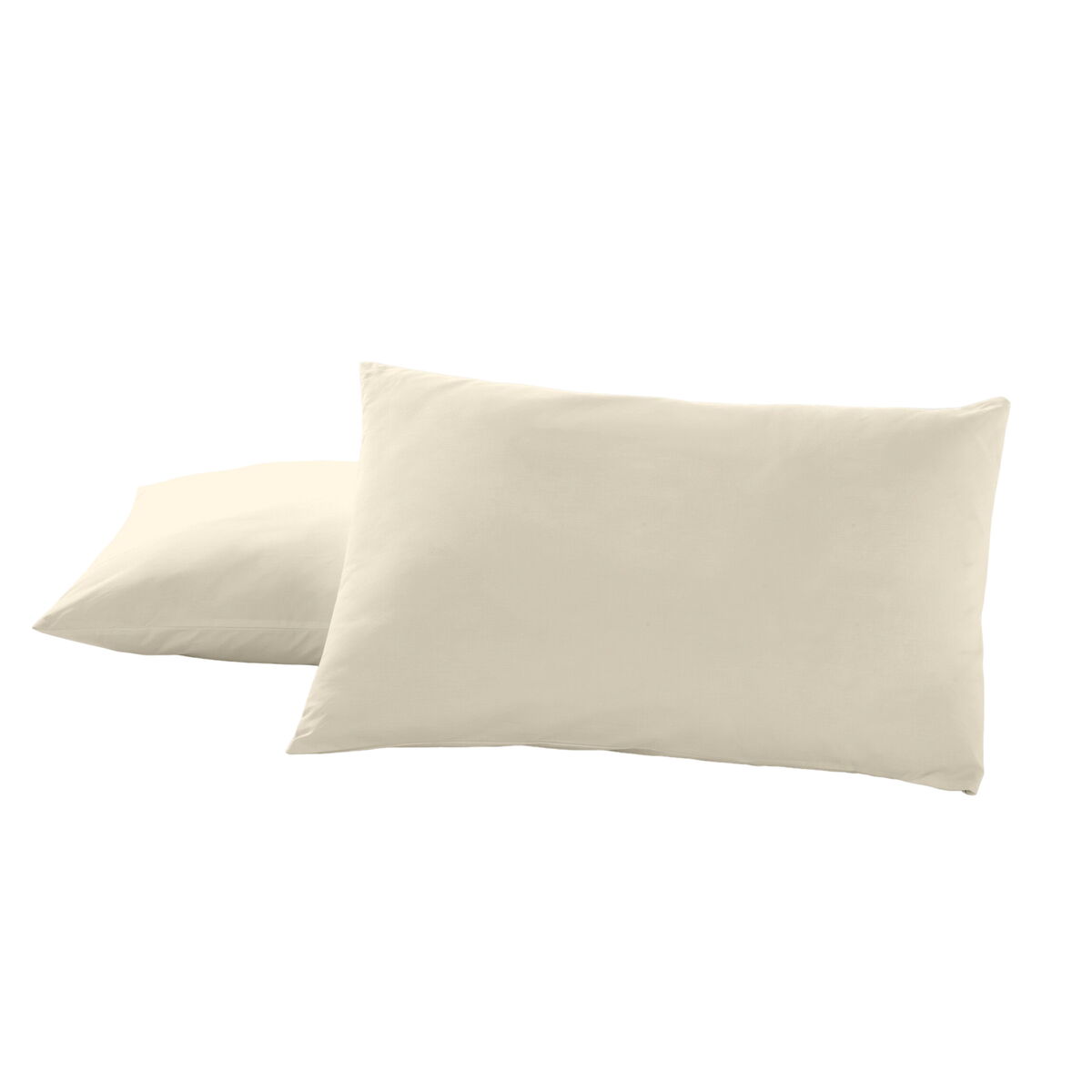 Funda de almohada Alexandra House Living Crema 50 x 80 cm (2 Unidades) - Effik Store