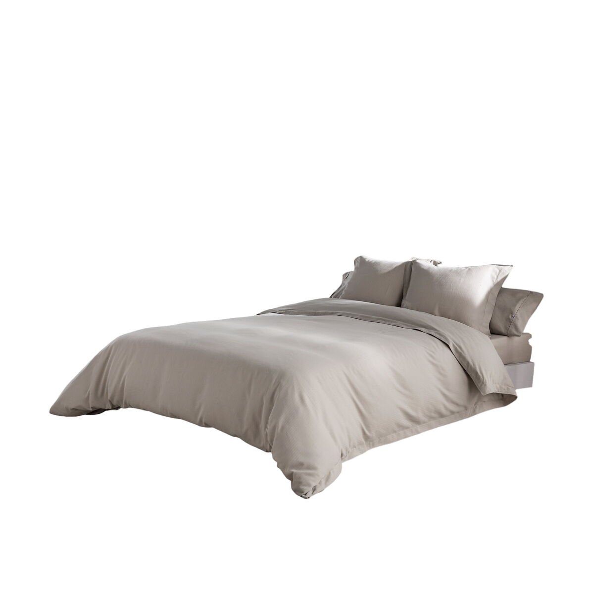 Juego de funda nórdica Alexandra House Living Beige Cama de 135/140 5 Piezas - Effik Store